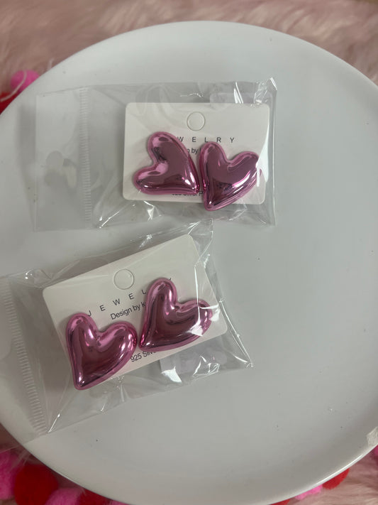 Metallic Stud Earring