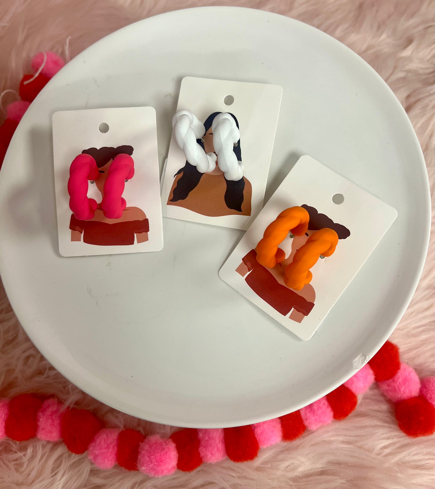 Clay Ribbon Hoops