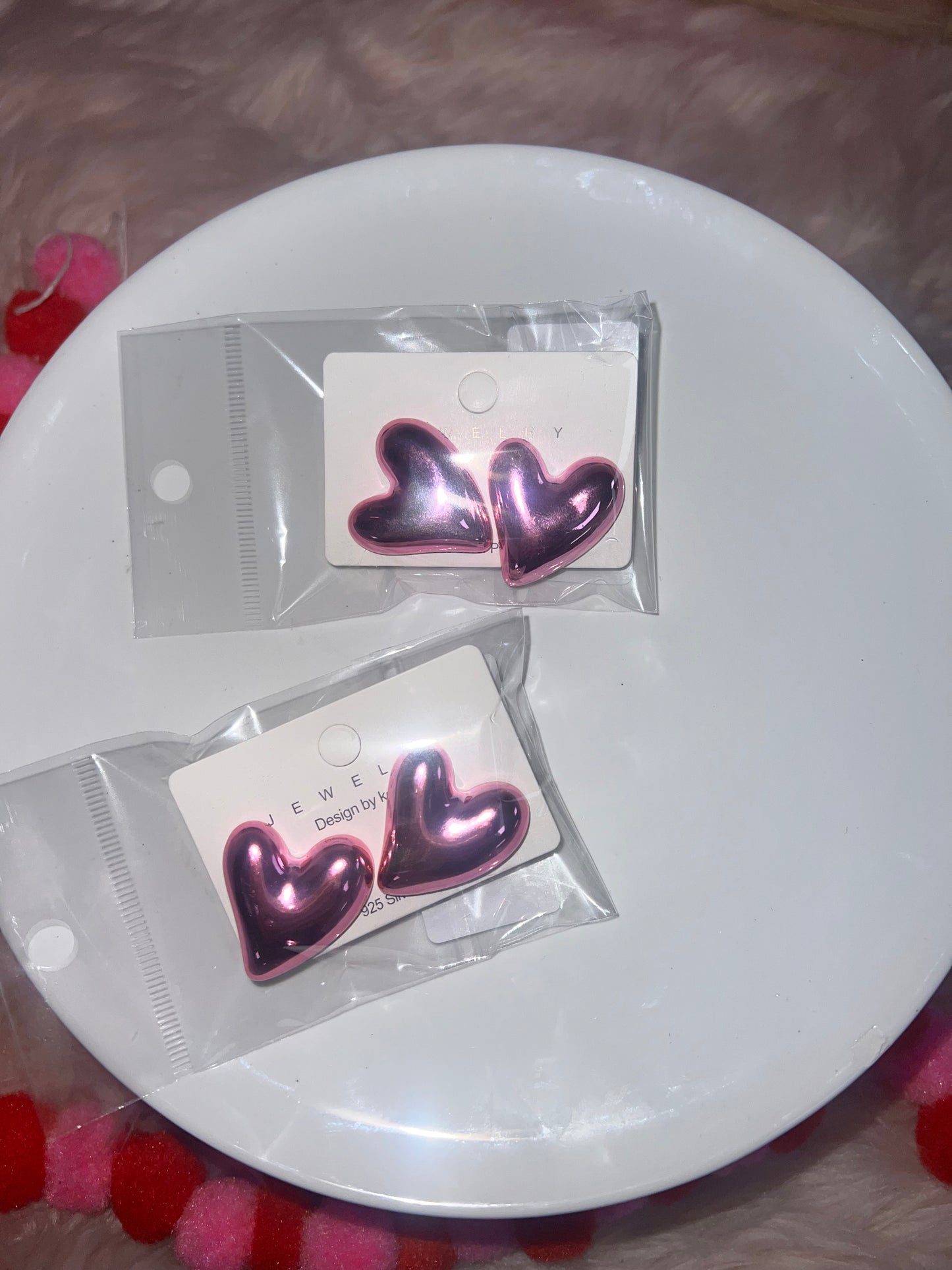 Metallic Stud Earring