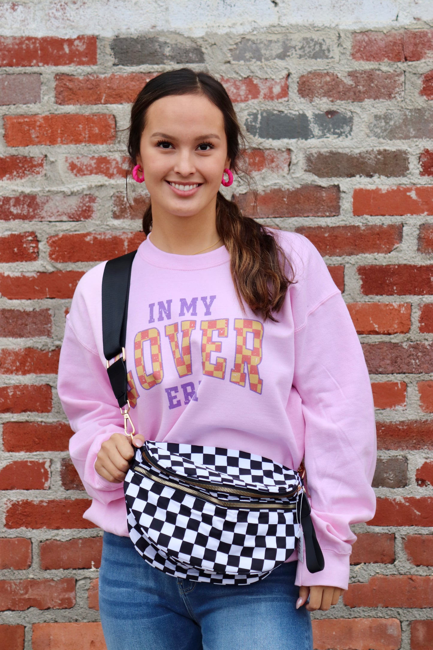 Raya Checker Bum Bag