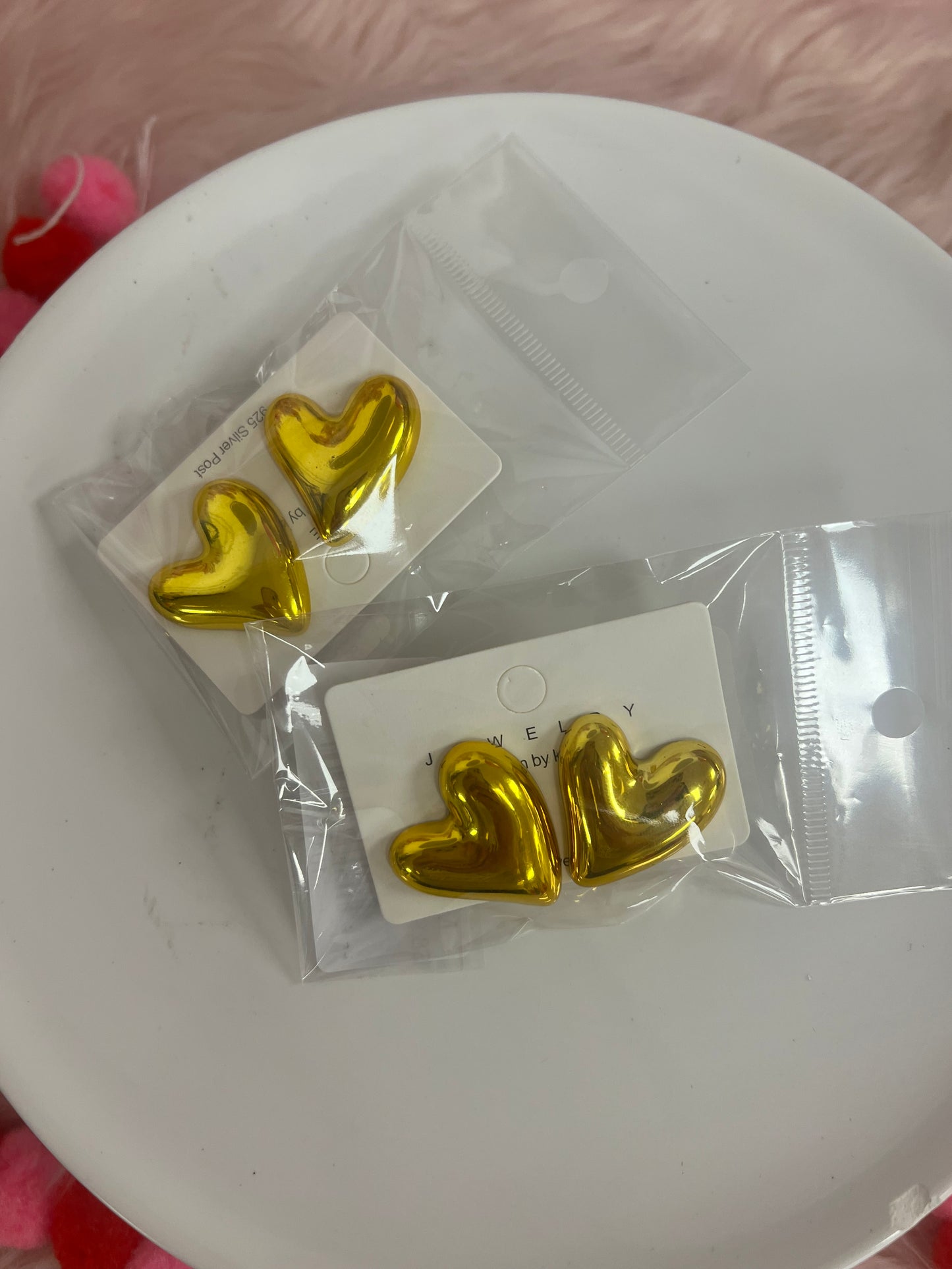 Metallic Stud Earring