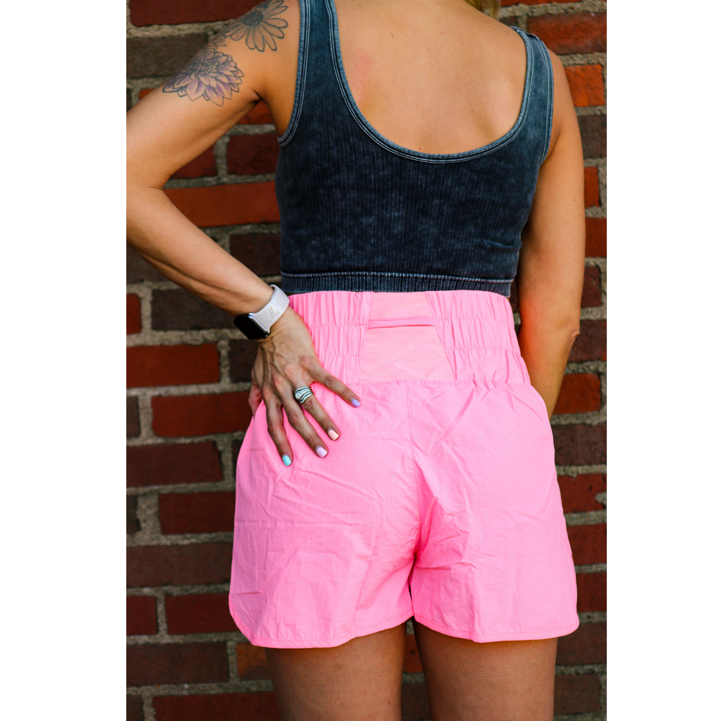 Washed Ribbed Cropped Top