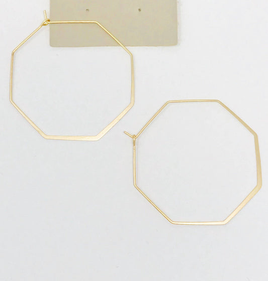 Octagon Earrings