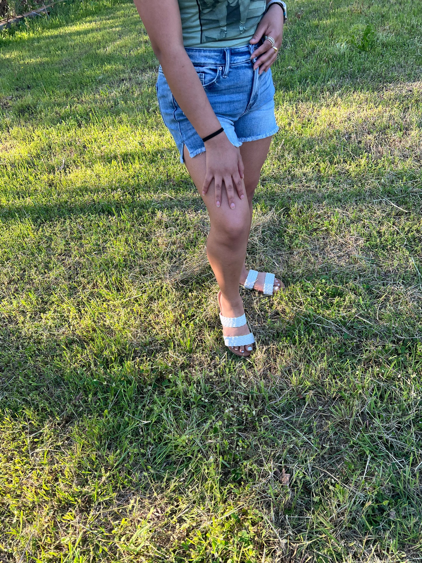 White Sandals