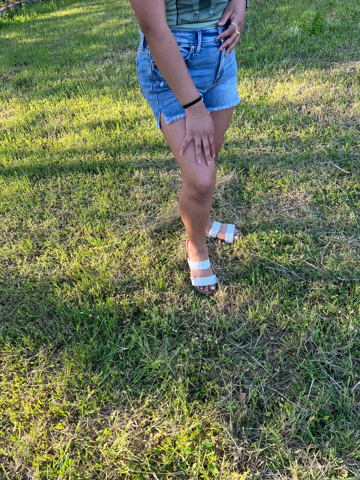 White Sandals