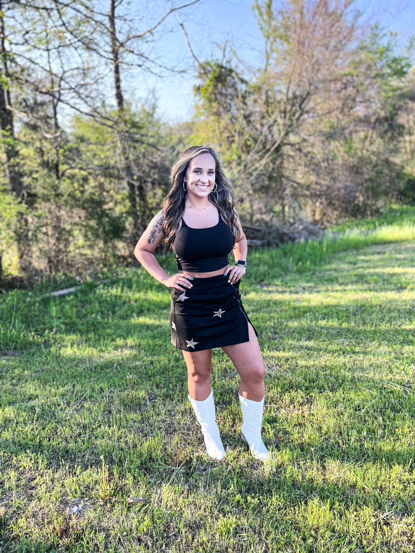 Velvet Star Skirt