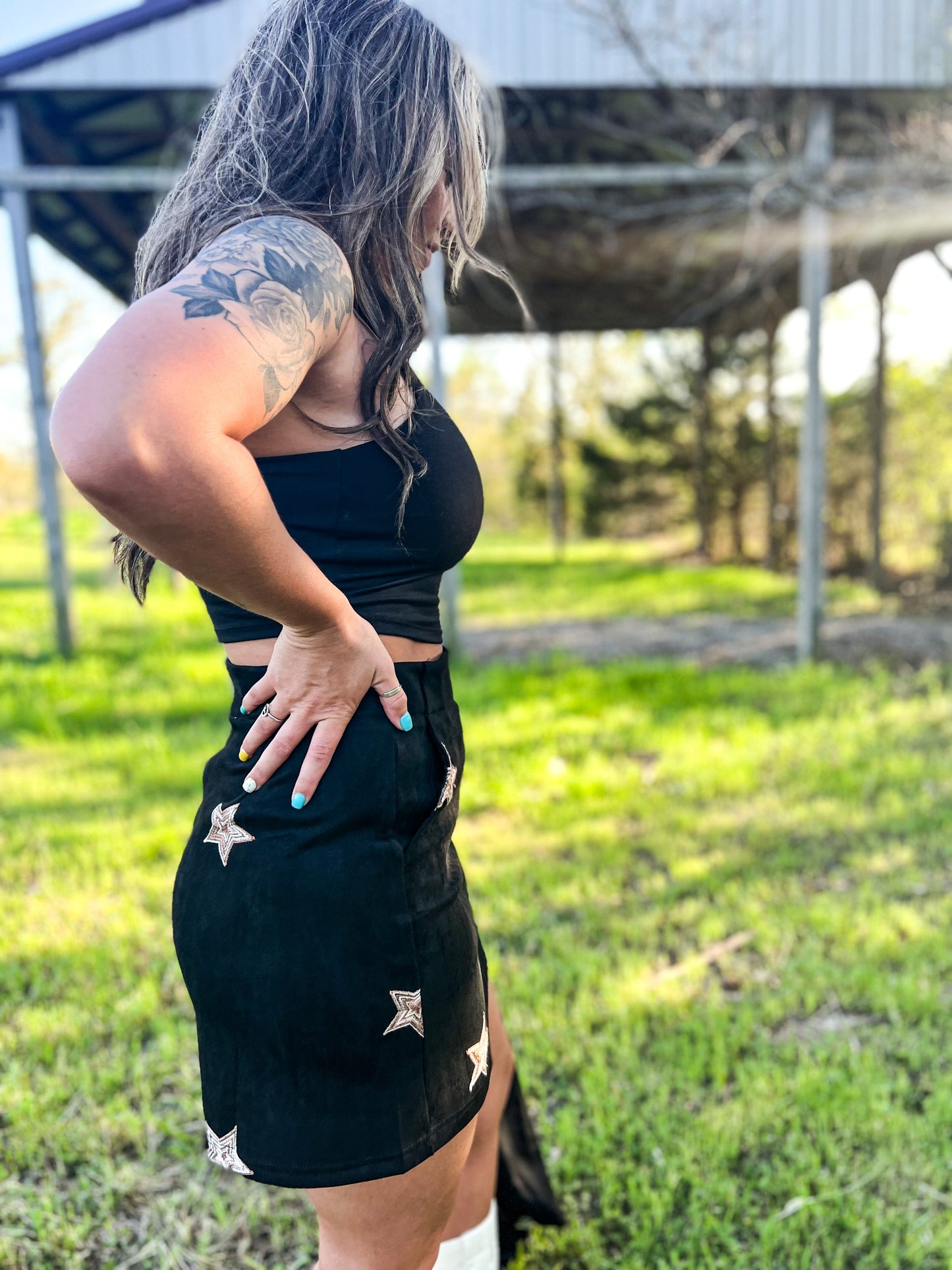 Velvet Star Skirt