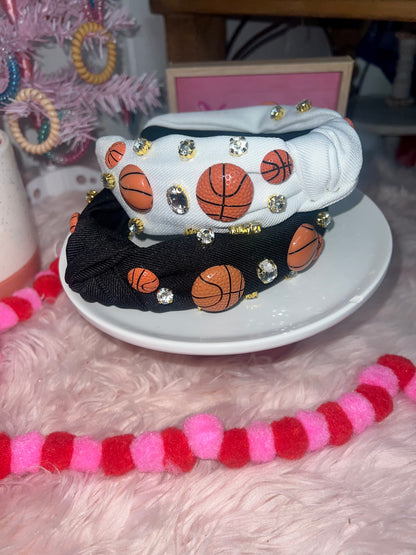 Basketball Jeweled Headband