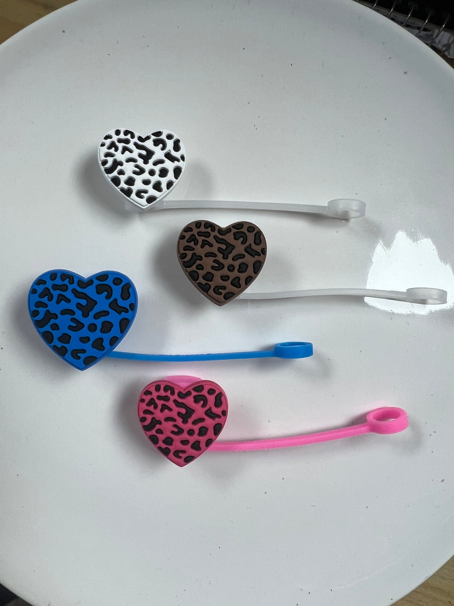 Heart Straw Toppers