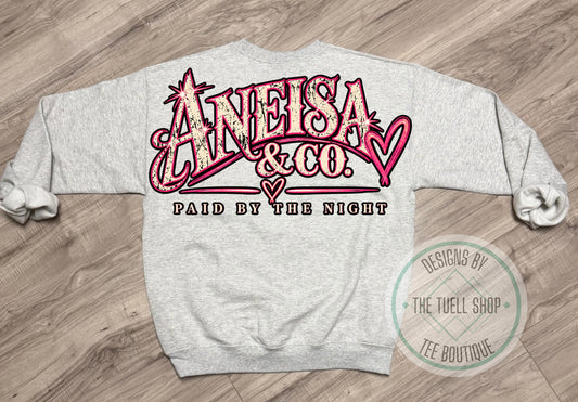 Aneisa & Co Sweatshirt | Full Coverage Front