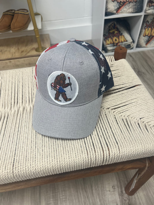 BigFoot American Flag Cap