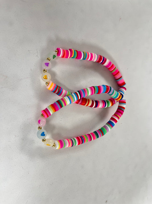 Kira Multicolor Heart Bracelet