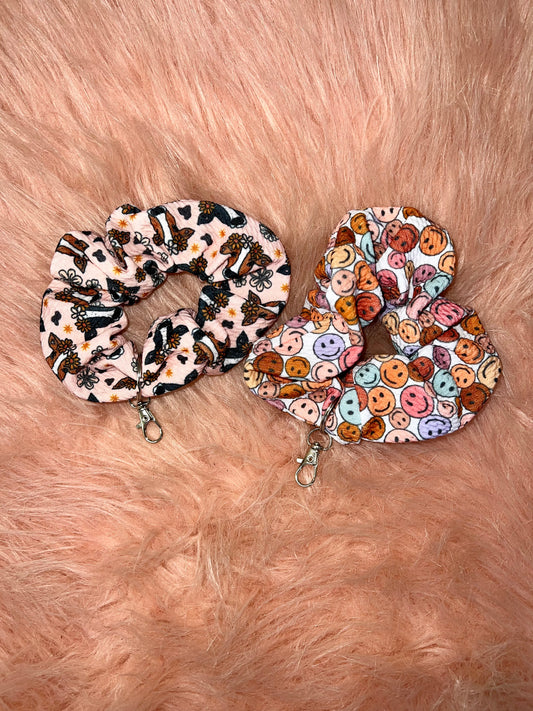 Scrunchie Key Rings