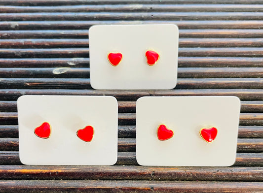 Heart Studs