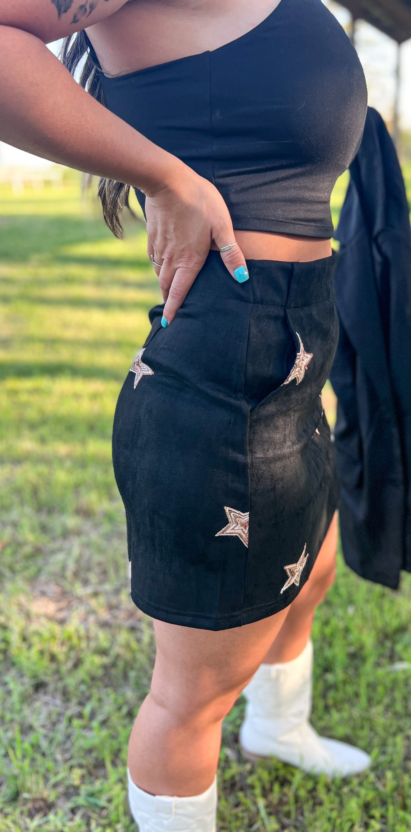 Velvet Star Skirt