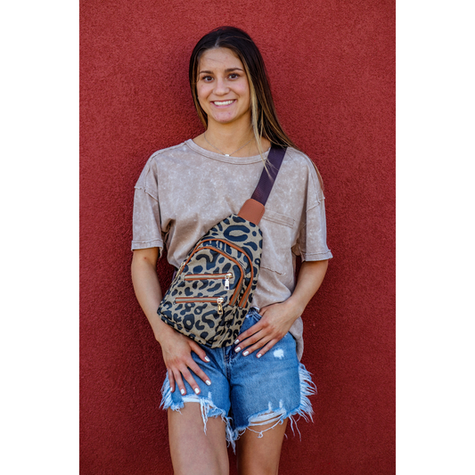 Leopard Sling Bags